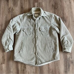 Vintage Jacket Mens Size Small High Sierra Corduroy Shacket Sherpa Fleece Lined